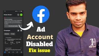 Facebook ad account disabled | reason | how to fix facebook ad account