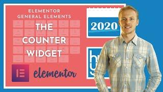 How to use the Counter widget in Elementor 2020