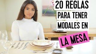 20 REGLAS PARA TENER MODALES EN LA MESA | Doralys Britto