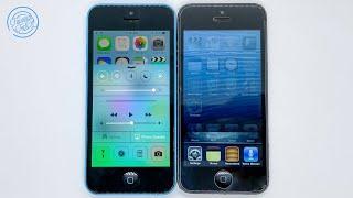 iPhone 5c iOS 7 vs iPhone 5 iOS 6 