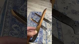 Кованые сканди вечером на сайте knife-klinok.ru