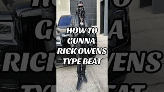 How To Gunna Rick Owens Sample Guitar Type Beat #ytshorts #flstudio #gunna #typebeat