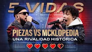 EL CLÁSICO QUE DEBES CONOCER PIEZAS VS MCKLOPEDIA | 5 VIDAS | Red Bull Batalla