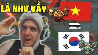 Cowsep so sánh giữa rank Việt Nam và Hàn Quốc, Anh da đen nay đã gánh team với một pha penta