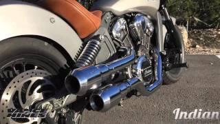 Vance & Hines Hi Output Genade Exhaust 2015 Indian Scout