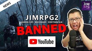 YOUTUBE BANNED JIMRPG2! Reaction and What's Next...