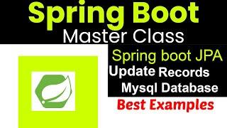 Spring boot JPA Update records to Mysql database