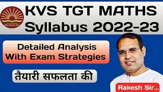 KVS TGT MATHS Syllabus 2022-23