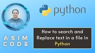 How to search and Replace text in a file in Python