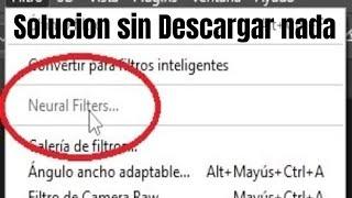 Neural Filters not working - Filter not available - Photoshop - Solution 