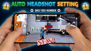 Free fire Max auto headshot trick 2024 || Free fire headshot setting | free fire headshot trick
