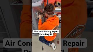 Air Conditioning repair in Palm Bay, Florida. #hvacmaintenance #hvacsolutions #HVAC #hvacrepair