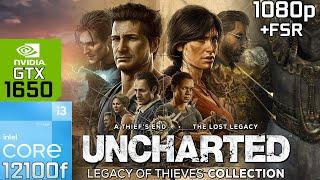 Uncharted Legacy of Thieves Collection - GTX 1650 | 1080p - Medium Settings | i3 12100F