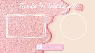 Pink Outro Template *No Text* [FREE TO USE]