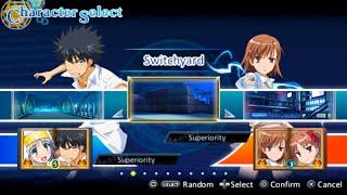 Toaru Majutsu no Index (English Patched) PSP Kamijou Touma A VS Misaka Mikoto A All Map