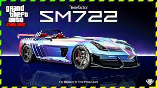 Benefactor SM722 Sports Speedster Customization | GTA ONLINE CRIMINAL ENTERPRISES DLC