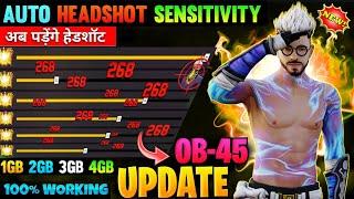 Free Fire Auto Headshot Trick 2024 Sensitivity | 2gb, 4gb, 6gb Ram Headshot Sensitivity Setting