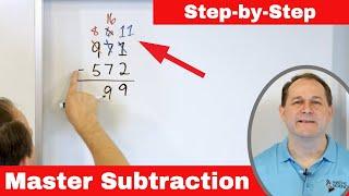 Mastering 3-Digit Subtraction: Exercises & Practice | Step-by-Step