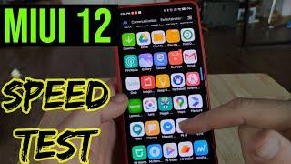 Miui 12 Speed Test