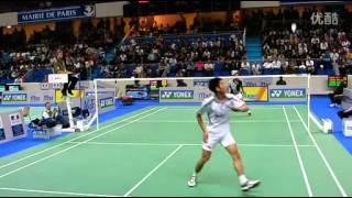 Lin Dan vs Taufik - Great rally, great angle