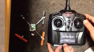 Walkera DEVO 4 with QR Ladybird V2 Flight Mode Quick change