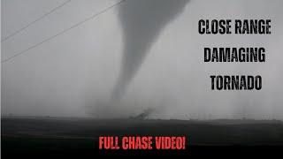 Wild Storm Chasing - Close Range Tornado Obliterates Farm [4K]