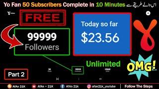 YoFan 50 Subscribers Trick in 2024 | Adsense Active Dashboard Method | Google Adsense Approval Trick