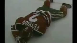 Dale Hunter destroys Fetisov 4/9/90
