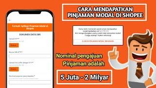 cara mendapatkan pinjaman modal di shopee | begini tipsnya