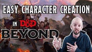 D&D 5E Character Creation Made EASY w/ DnD Beyond