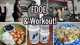 FULL DAY OF EATING HIGH PROTEIN & FULL BODY WORKOUT | IN WITH JEN