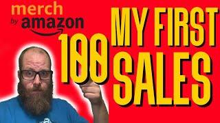 How I Made My First 100 Merch By Amazon Sales