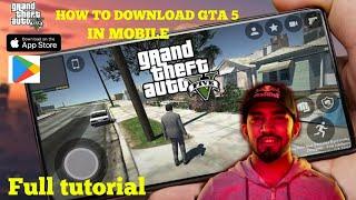 HOW TO PLAY GTA 5. IN MOBILE !