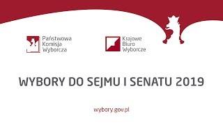 Studio Wyborcze PKW: Wybory do Sejmu i Senatu 2019 - konf. 13.10.2019 godz. 13:30