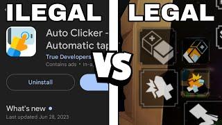 Which is Better?  ILLEGAL AUTOCLICKER VS BedWars AutoClicker (Blockman GO : BedWars)