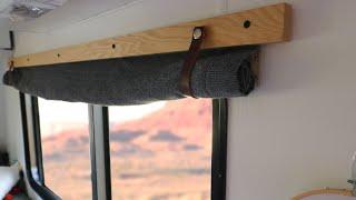 Awesome Window Treatment for Renovated RV