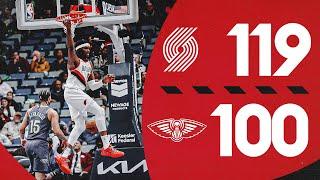 Portland Trail Blazers 119, New Orleans Pelicans 100 | Game Highlights | January 8, 2025