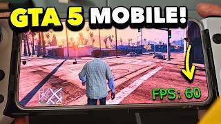 GTA 5 ON MOBILE AT STABLE 60 FPS! FULL GAMEPLAY MAX GRAPHICS! (GTA 5 MOBILE)