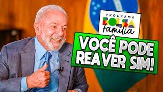 Bolsa Familia:  Você pode reaver sim