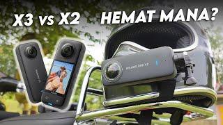 TIPS BELI KAMERA 360° Lebih Murah - Review & Hal Penting tentang INSTA360 ONE X2 vs INSTA360 X3