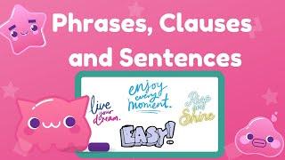Phrases, Clauses and Sentences - MELC Based / Types of Phrase / Types of Clause