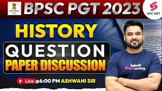 BPSC PGT History Question Paper Discussion | BPSC PGT 2023 History Answer Key | Ashwani Sir