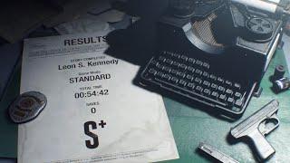 RE2 Remake Leon A Standard 54:42, Top 50 SpeedRun.