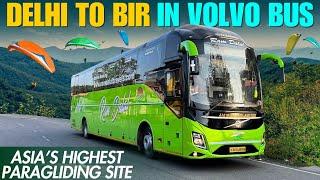 Delhi to Bir Billing in Ram Dalal Holidays Volvo Semi Sleeper I Paragliding in Bir I Best Volvo Bus