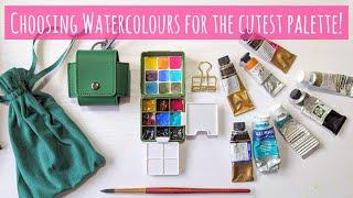 Choosing 9 Watercolours For The Cutest Funto Pocket Travel Palette & A Mix Like A. Gallo's Notturno