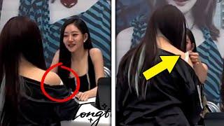 KISS OF LIFE’s Julie goes viral after fixing fans outfit during fansign #kpop