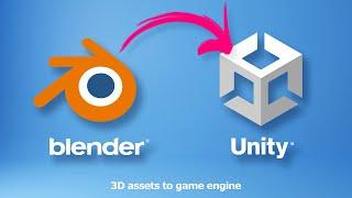 Blender to Unity tutorial | How to import blender models into Unity with material and texture