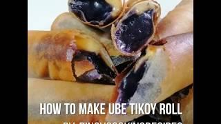 Ube Tikoy Roll with Cheese