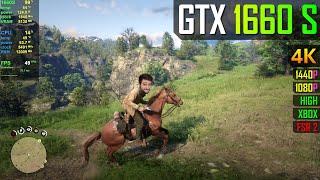 GTX 1660 Super - Red Dead Redemption 2