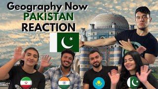 Geography Now PAKISTAN REACTION | Foreigners REACT